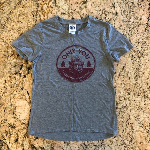 Smokey The Bear Tee T-Shirt Cooperative Forest Fire Prevention - Picture 1 of 5